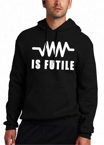 Resistance Is Futile Borg Adult Hoodie