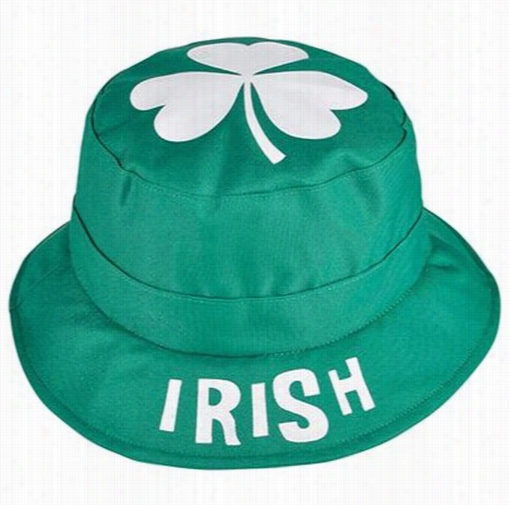 Reversible St. Patrick's Day Irish Green Bucke T Hat