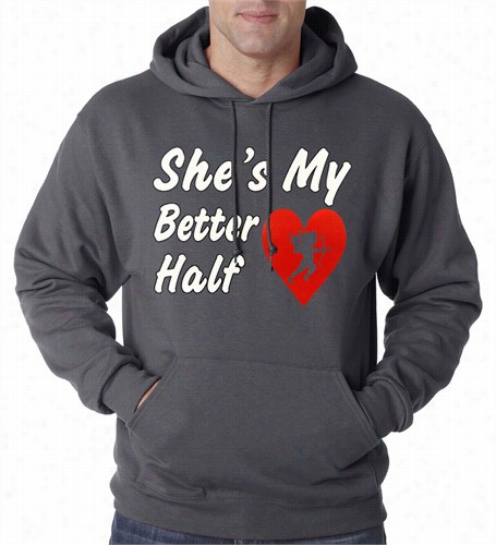 She's  My Betted Half Adult Hoodie