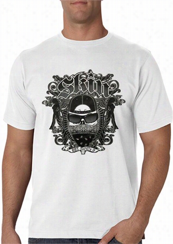 Skkn Industries &quot;thug&quot; Men's T-shirt (white)