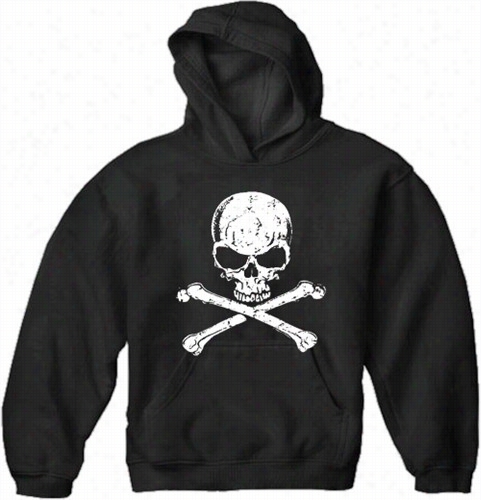 Skupl Of Death Cross Bones Adult Hoodie