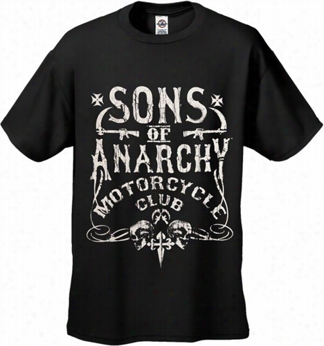 S Ons Of An Arc Hy Motorcycle Club Men's T-shirt