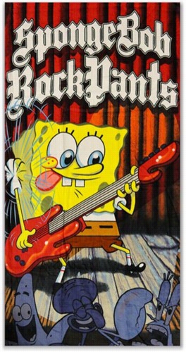 Sponge Bob Square Pants &quot;rock On&quot; Beach Towel
