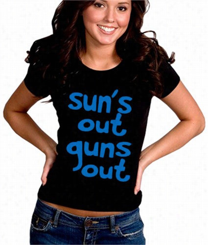 Sun's Out Guns Out Girl's T-shirt