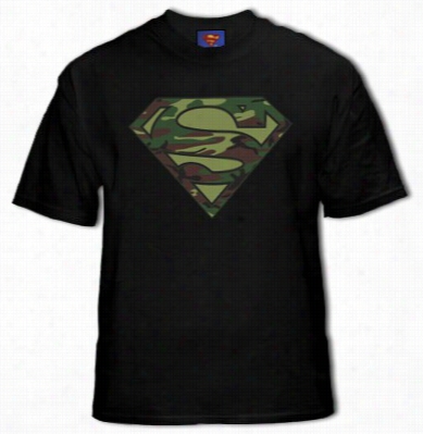 Superman Camo Logo T-shirt