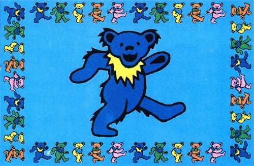 The Grateful Dead &quot;youtchi Bear&quot;  Dancin Gbear Tapesrty