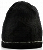 iHat - Solid Black MP3 Beanie Hat With Built In Headphones
