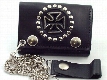 Iron Cross Premium Leather Chain Wallet