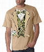 Tuxedo Shirts - Camouflage Beer Can Tuxedo T-Shirt