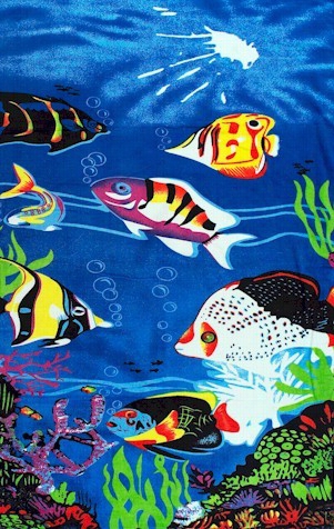 Tropical Fish Beacj &  Bath Towel