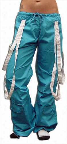 Ufo Strappy Hipster Girls Pants (turquoise/of A ~ Color)