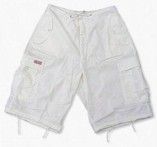 Unisex Basic Ufo Shorts (bright Wwhte)
