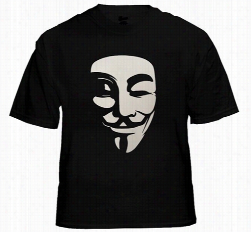 V For Vendet Fa Mask Men's T-shhirt (black)