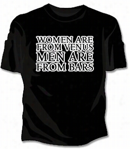 Women Venus Men Bars Girls T-shirt