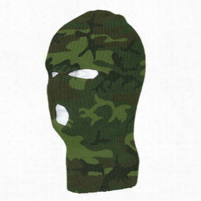 Woodlnd Deluxe Camouflage Warm Winter Ski And Face Mask