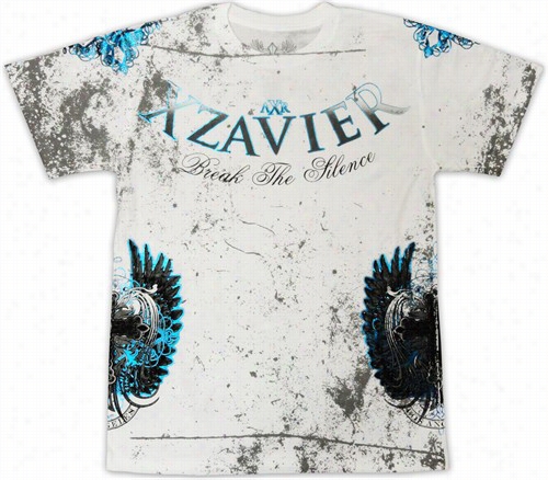 X2aviier &;quot;break The Silence&quot; T-shirt (white)