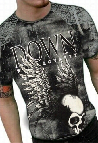 Xzavier &quot;down With Royalty&quot; T-shirt (vintage Wash)