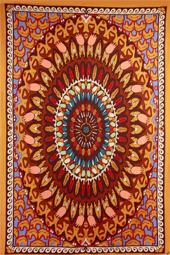 3d Wandering Bear Indian Tapestry 60 X 90amp;quot;