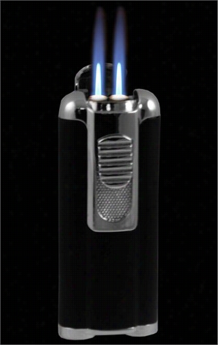 Aficionado Cigar Lighter With Retractable Hol E Punch