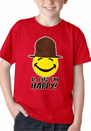 &quot;b. Cu Z I'm  Happy&quot;kid's T-shirt