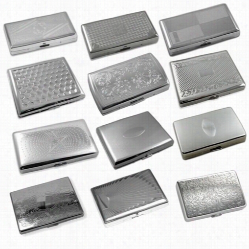 Assorted Cigarette Cases (set Of 12 For Regular Bigness & 100's) Only $5 Each!