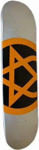 Bam / Him &quot;rrocket Heartagram&quot; Skateboard Deck