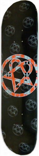 Bam/him &quot;plaid Hearyagram&quot; Skateboard Edck