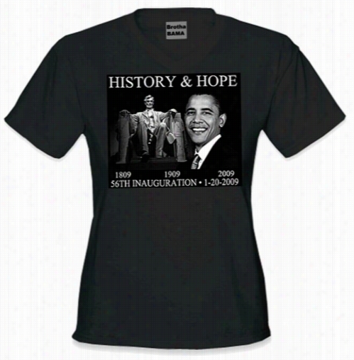 Barack Obama &quot; Lincoln Memorial&qu Ot; Girls T-shirt