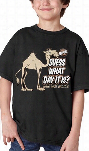 Bewild Guess What Sunshine It Is? Camel Hump Ady Kids T-shitt