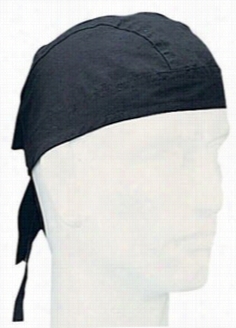 Black Hdad Wrap Du Rag