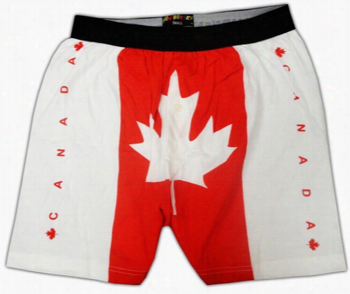 Canadian Flag Boser Shorts