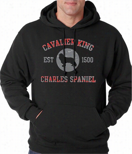 Cavaier King Charles Spaniel Est. 1500 Adult Hoodie