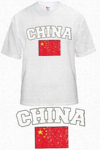 China Vintage Flag Internationzl Men T-shirt