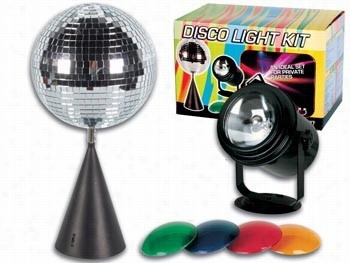 Complete Rotatin Disco Mirror Ball Kit