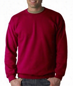 Crew Ndck Sweatshirts For Me N& Women - Crewneck Sweatshirt (cherry Red)
