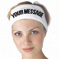 Custom H Eadbands - Yur Message Printed On A Head Band!