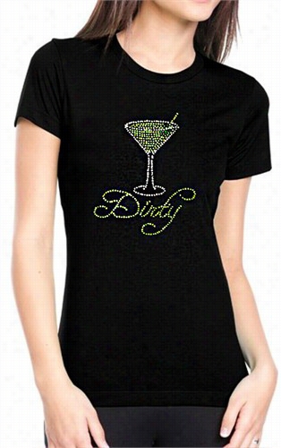 Dirty Martini Rhinestone Giirls T-shirt