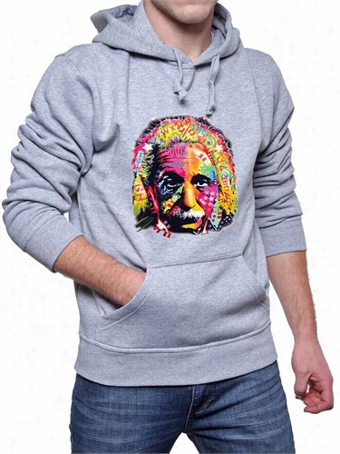 Einstein  Graffiti Fractal Addult Hoodie