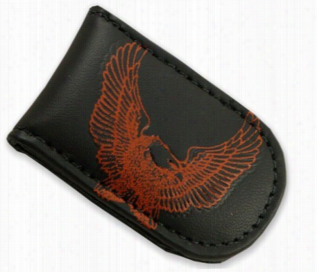 Genuine Leather Magnetic Money Clip (eagle)