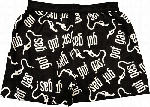 Got Gas? Boxer Shorts (black/white)