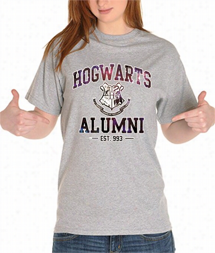 Hogw Arts Alumni Galaxy Girl's T-shirt