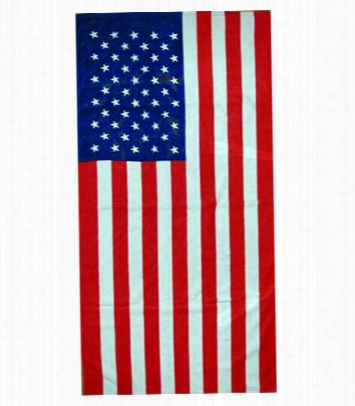 Huge American Iris Beach Towel