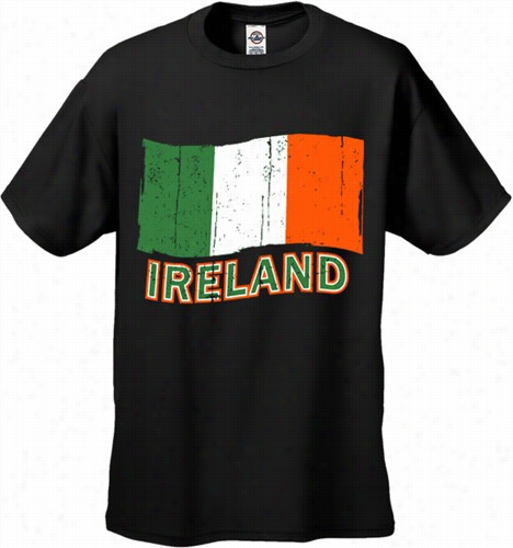 Ireland Vintage Flag Men's T-shirt