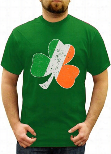 Irish Coors Vintage Distressed Hamrock Men's T-shirt