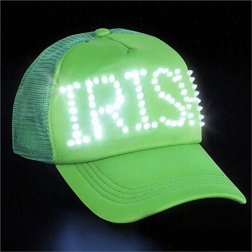 Irish St. Patrick's Day Light Up Led Trucker Cardinal's Office