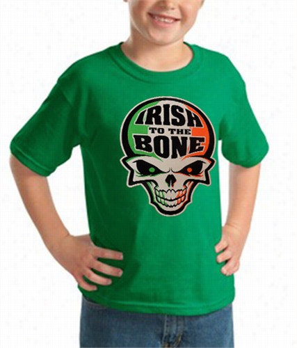 Irish To The Bone Kid's T-shi Rt