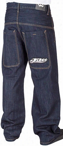 Jnco Jens - Jnco Smokee Stacks Jeans (rinse Wash)