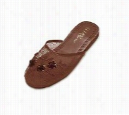 Kids Mesh Chinese Slippers (brown)