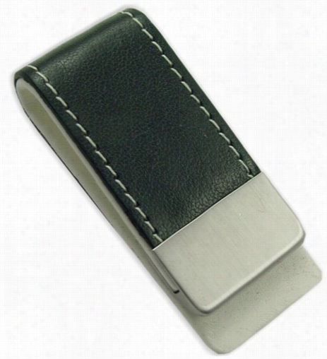 Leather Sittched Wealth Clip