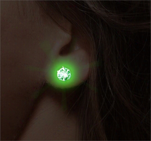 Light Up Earrings - Pair Of Led Lgiht Up Pair Of Earrings